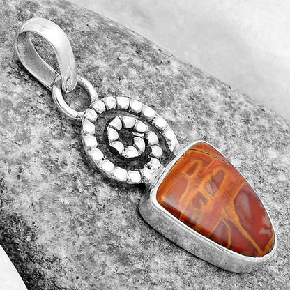 Spiral - Natural Noreena Jasper Pendant P-1650 SDP124108