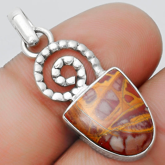 Spiral - Natural Noreena Jasper Pendant P-1650 SDP124110