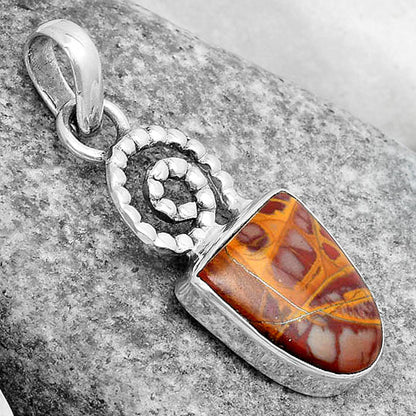 Spiral - Natural Noreena Jasper Pendant P-1650 SDP124110