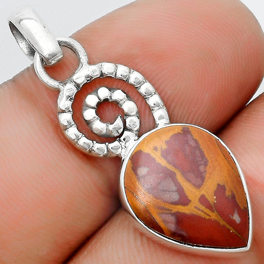 Spiral - Natural Noreena Jasper Pendant P-1650 SDP124119