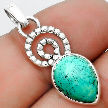 Spiral - Natural Turquoise Magnesite Pendant P-1650 SDP124120