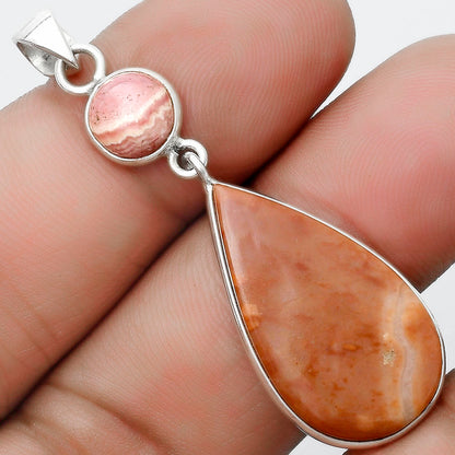 Mookaite & Rhodochrosite Argentina Pendant P-1098 SDP124174