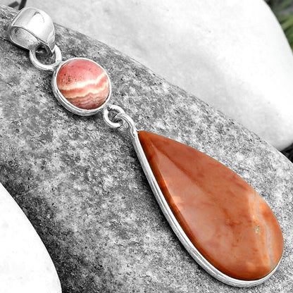 Mookaite & Rhodochrosite Argentina Pendant P-1098 SDP124174