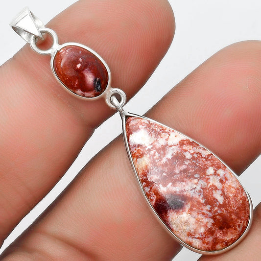 Natural Pink Thulite - Norway Pendant P-1098 SDP124185