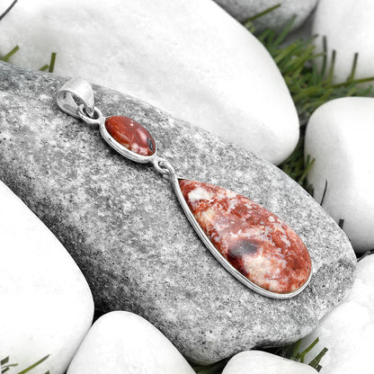 Natural Pink Thulite - Norway Pendant P-1098 SDP124185