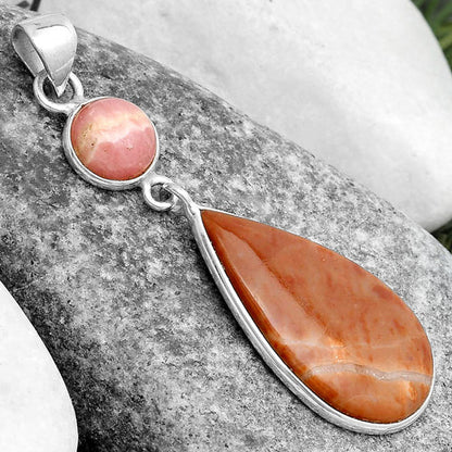 Mookaite & Rhodochrosite Argentina Pendant P-1098 SDP124221