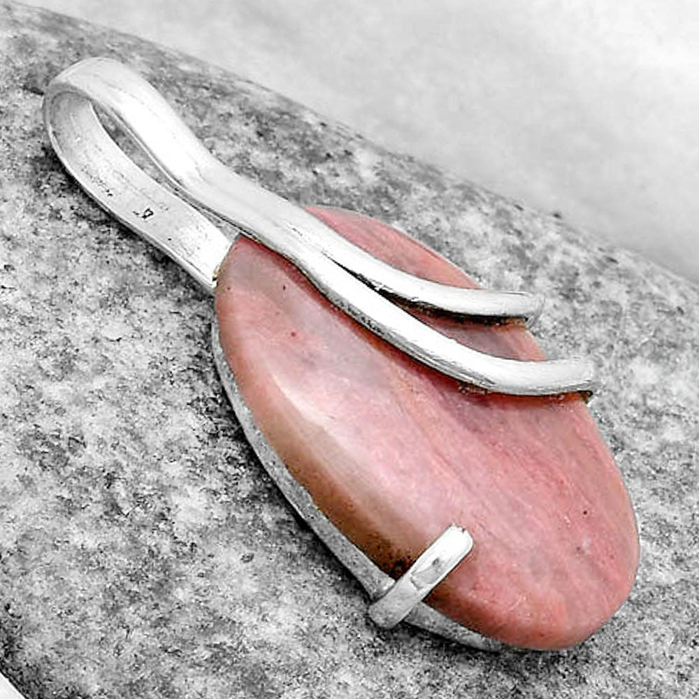 Natural Pink Tulip Quartz Pendant P-1165 SDP124299
