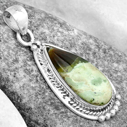 Natural Chrome Chalcedony Pendant P-1511 SDP124342