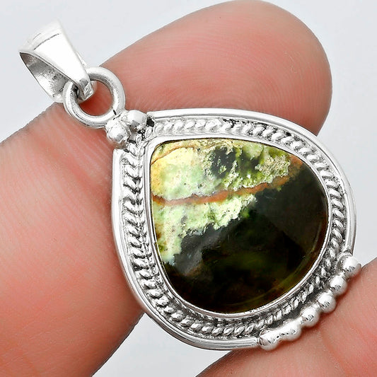 Natural Chrome Chalcedony Pendant P-1511 SDP124344