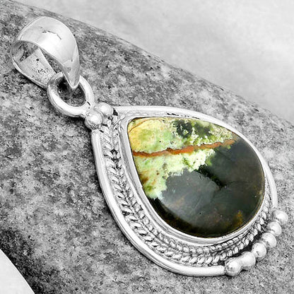 Natural Chrome Chalcedony Pendant P-1511 SDP124344