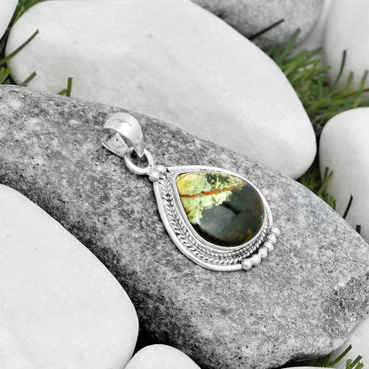 Natural Chrome Chalcedony Pendant P-1511 SDP124344