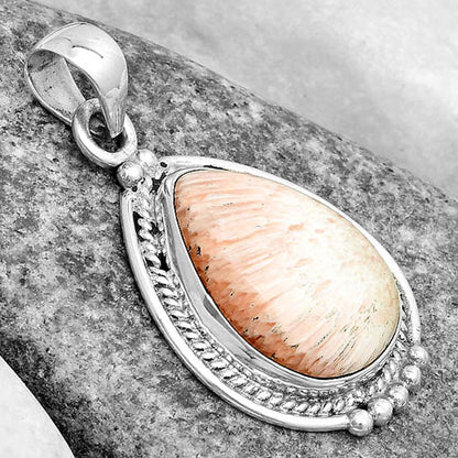 Natural Orange Scolecite - India Pendant P-1511 SDP124350