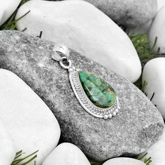 Natural Larsonite Jasper Pendant P-1511 SDP124367