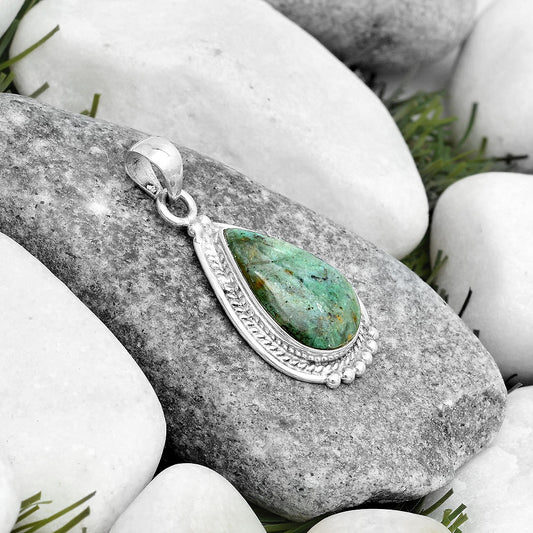 Natural Larsonite Jasper Pendant P-1511 SDP124372