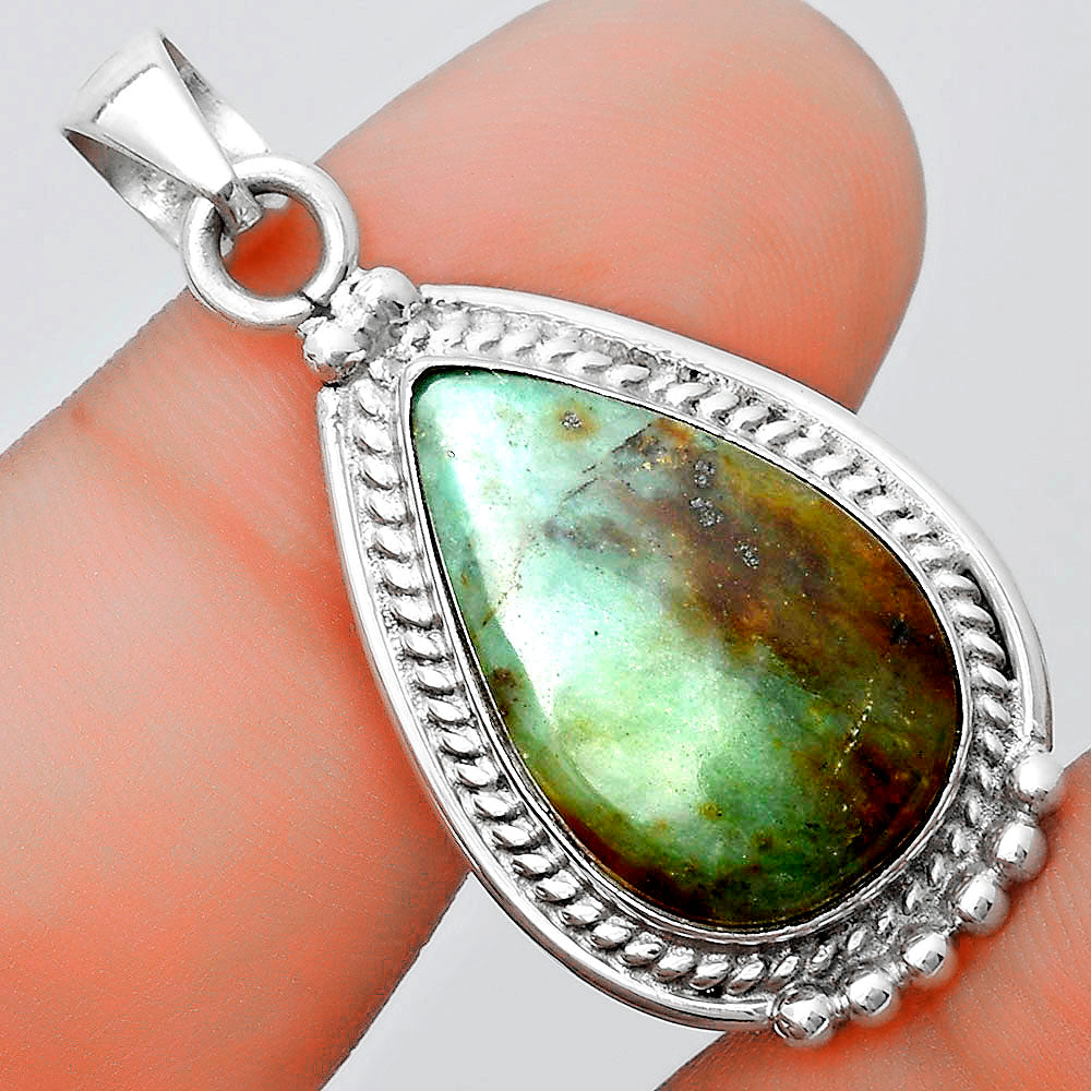 Natural Larsonite Jasper Pendant P-1511 SDP124383