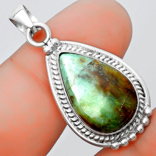 Natural Larsonite Jasper Pendant P-1511 SDP124383