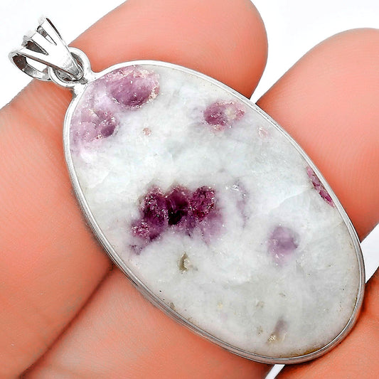 Natural Pink Tourmaline in Quartz Pendant P-1001 SDP124410