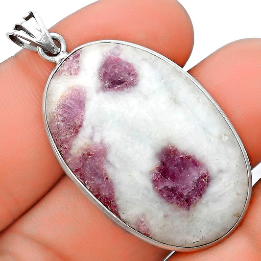 Natural Pink Tourmaline in Quartz Pendant P-1001 SDP124416