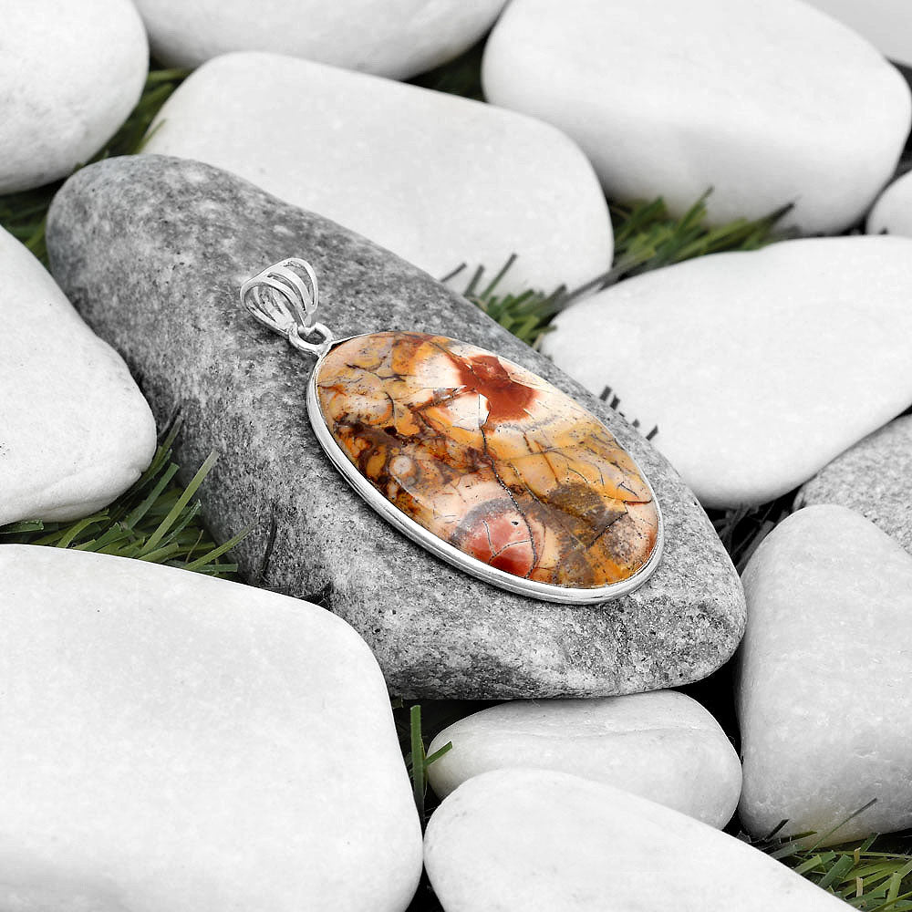 Natural Mexican Bird Eye Pendant P-1001 SDP124606