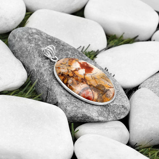 Natural Mexican Bird Eye Pendant P-1001 SDP124606