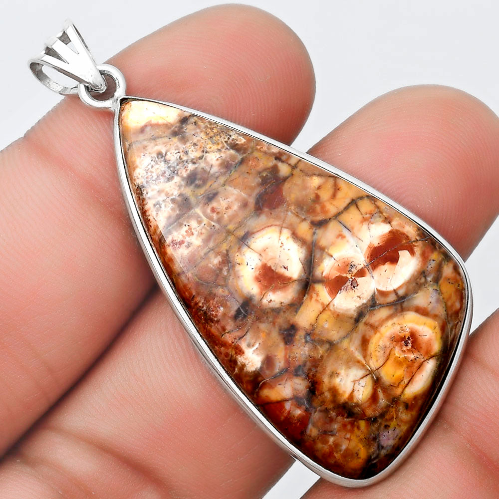 Natural Mexican Bird Eye Pendant P-1001 SDP124607