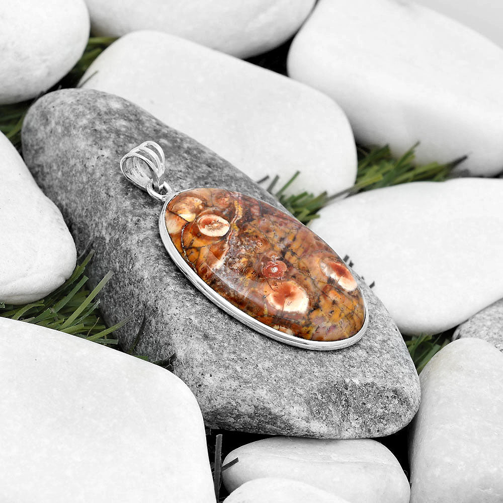 Natural Mexican Bird Eye Pendant P-1001 SDP124617