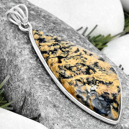 Natural Rose Plume Agate Pendant P-1001 SDP124670