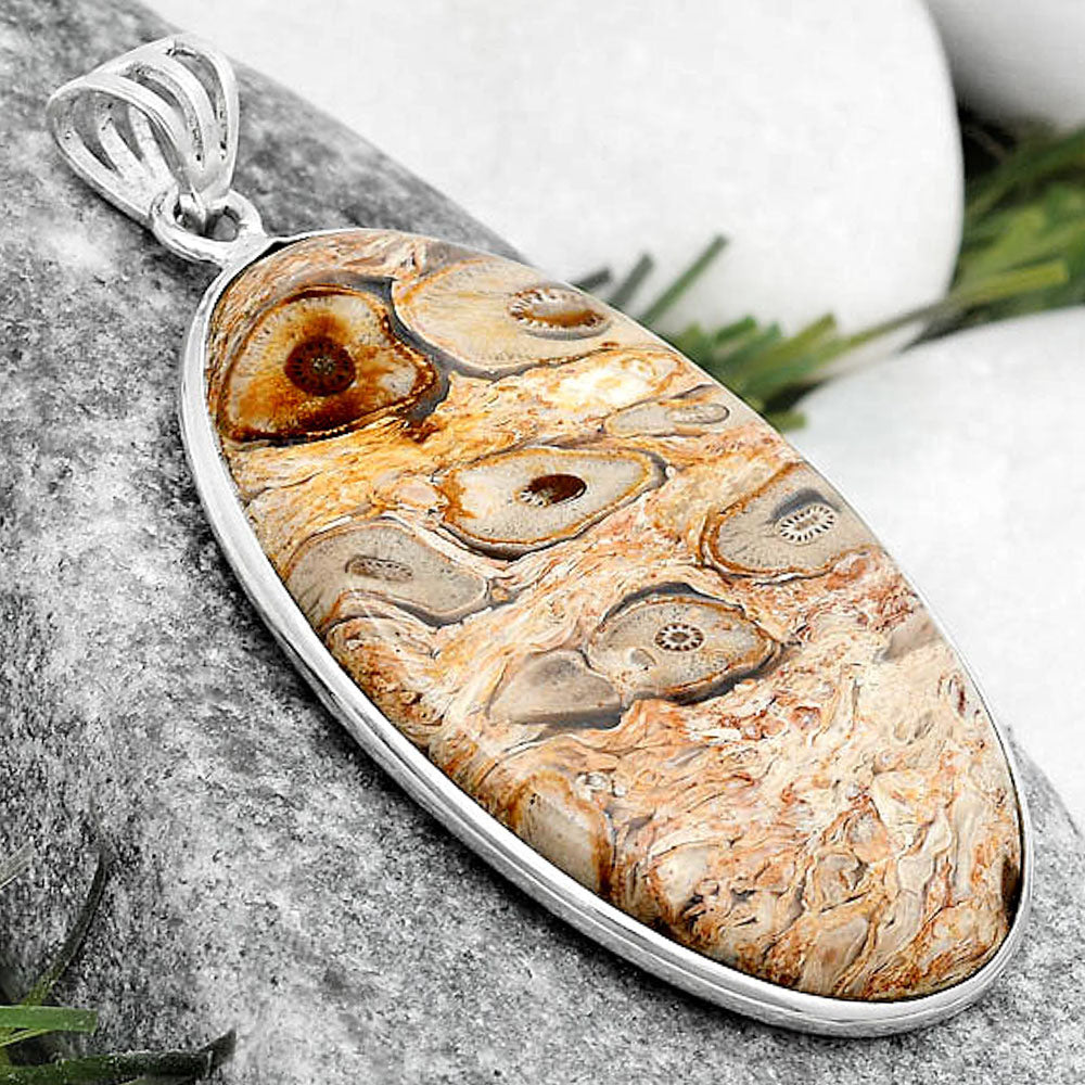 Natural Rock Calcy Pendant P-1001 SDP124797