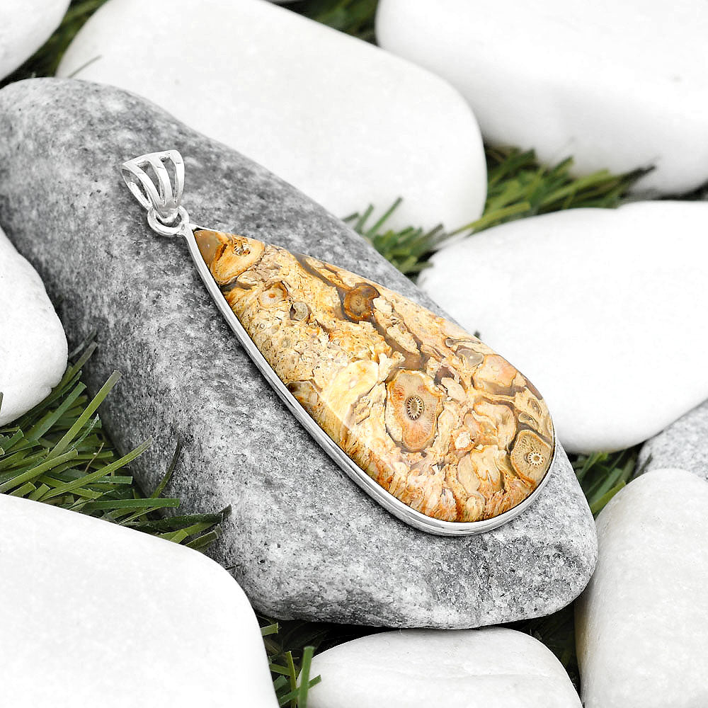 Natural Rock Calcy Pendant P-1001 SDP124806
