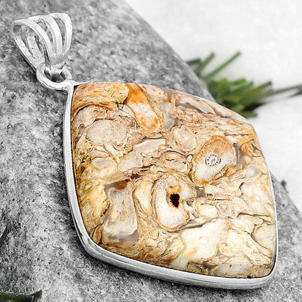 Natural Rock Calcy Pendant P-1001 SDP124812