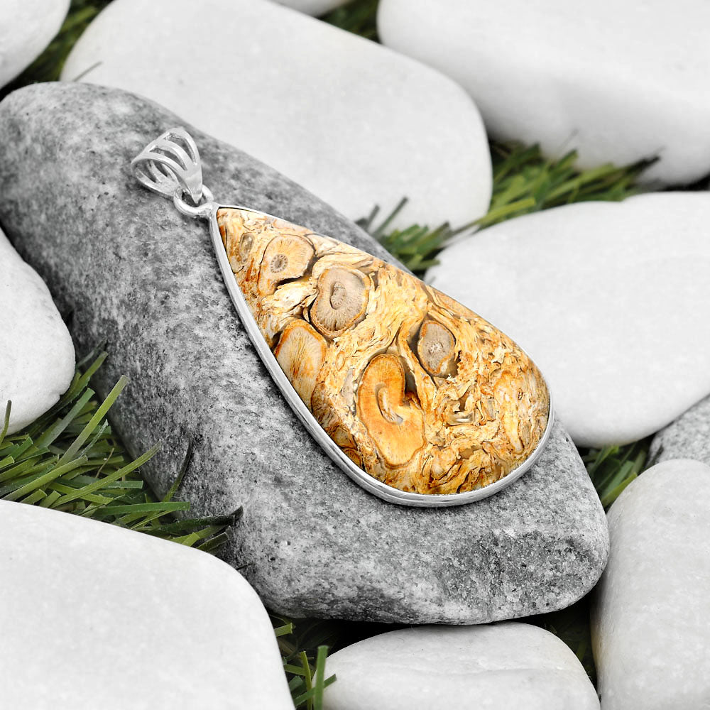 Natural Rock Calcy Pendant P-1001 SDP124817