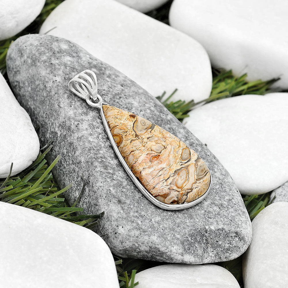 Natural Rock Calcy Pendant P-1001 SDP124818