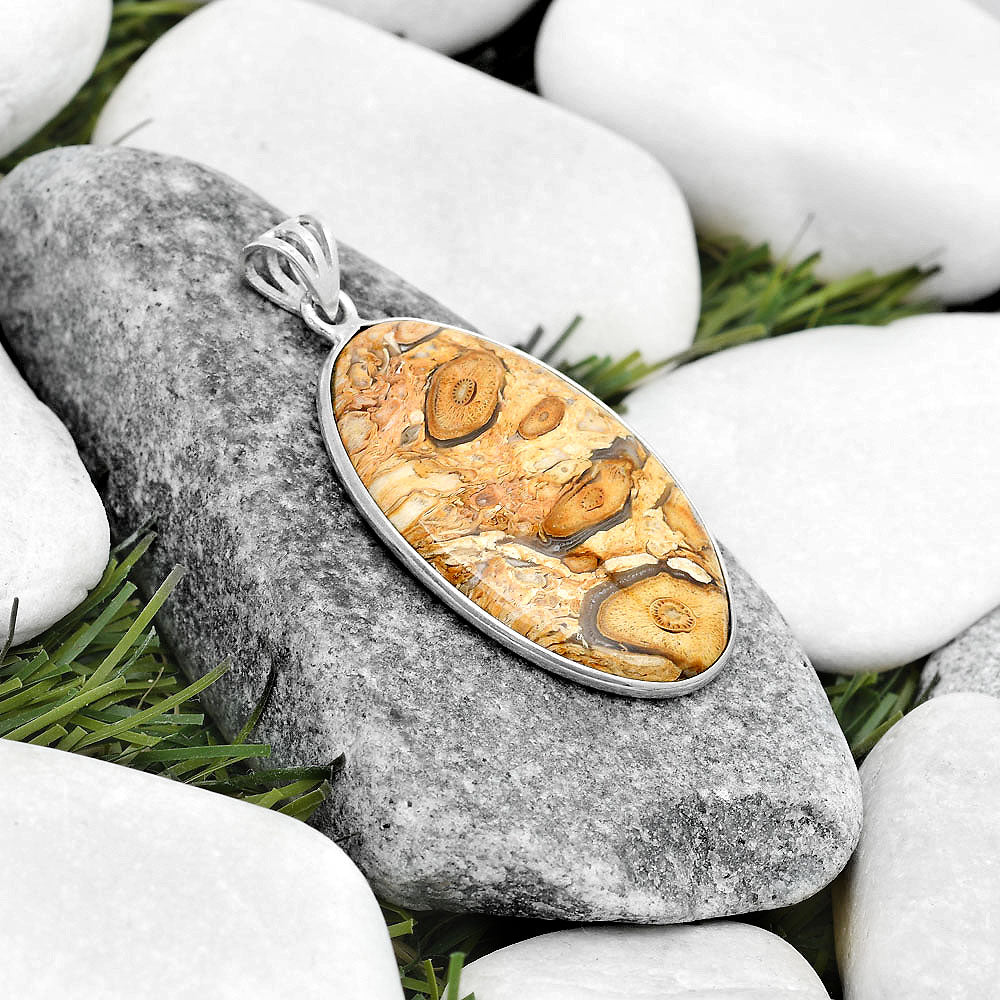 Natural Rock Calcy Pendant P-1001 SDP124828