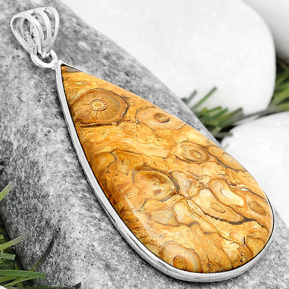 Natural Rock Calcy Pendant P-1001 SDP124838
