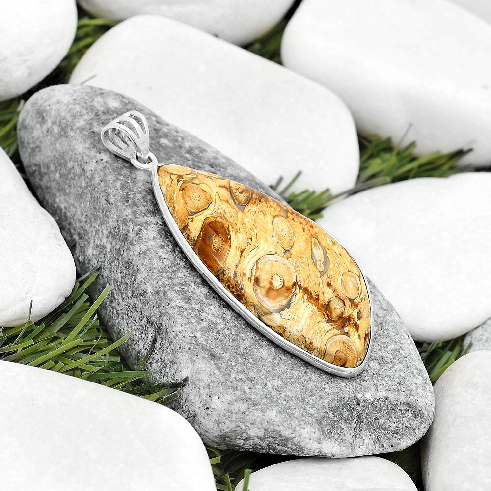 Natural Rock Calcy Pendant P-1001 SDP124840