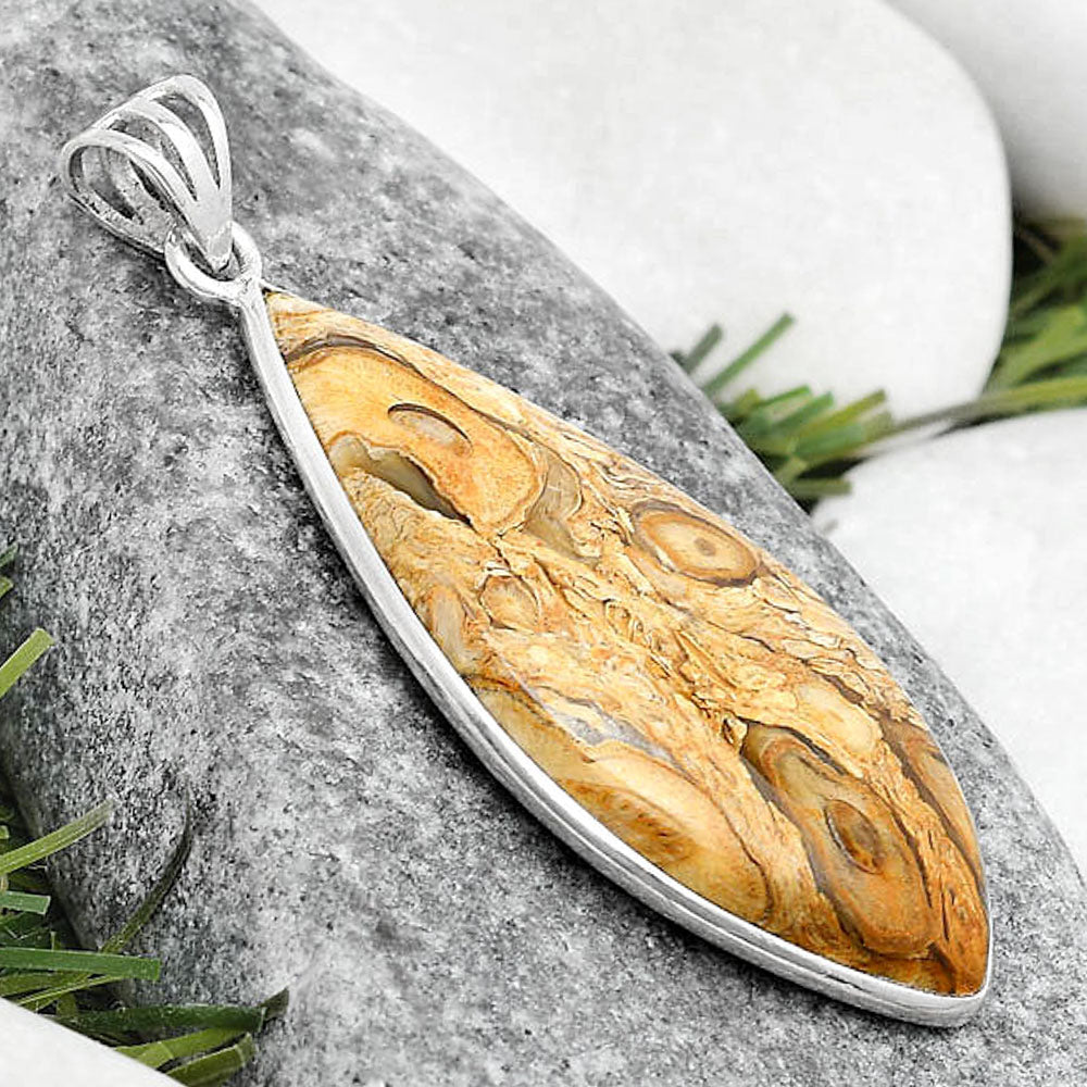 Natural Rock Calcy Pendant P-1001 SDP124850
