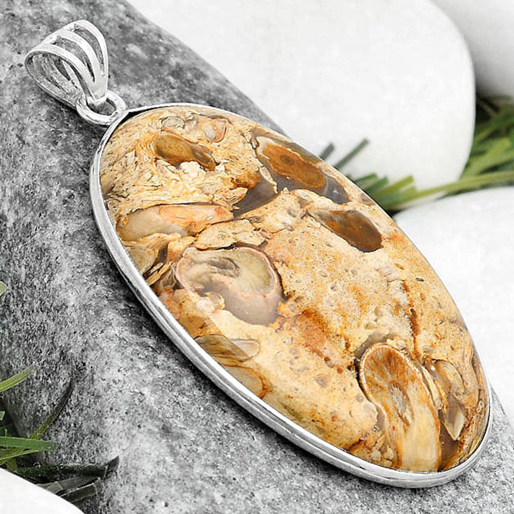 Natural Rock Calcy Pendant P-1001 SDP124856