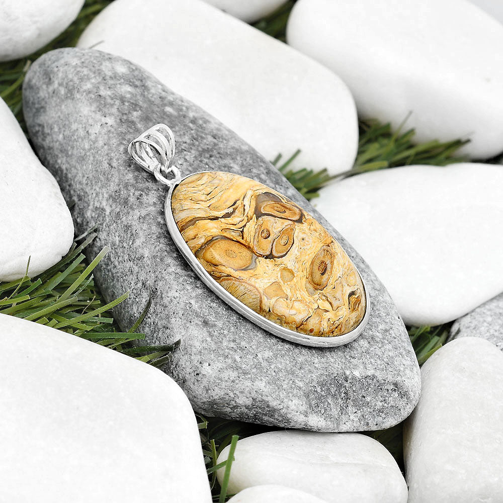 Natural Rock Calcy Pendant P-1001 SDP124857
