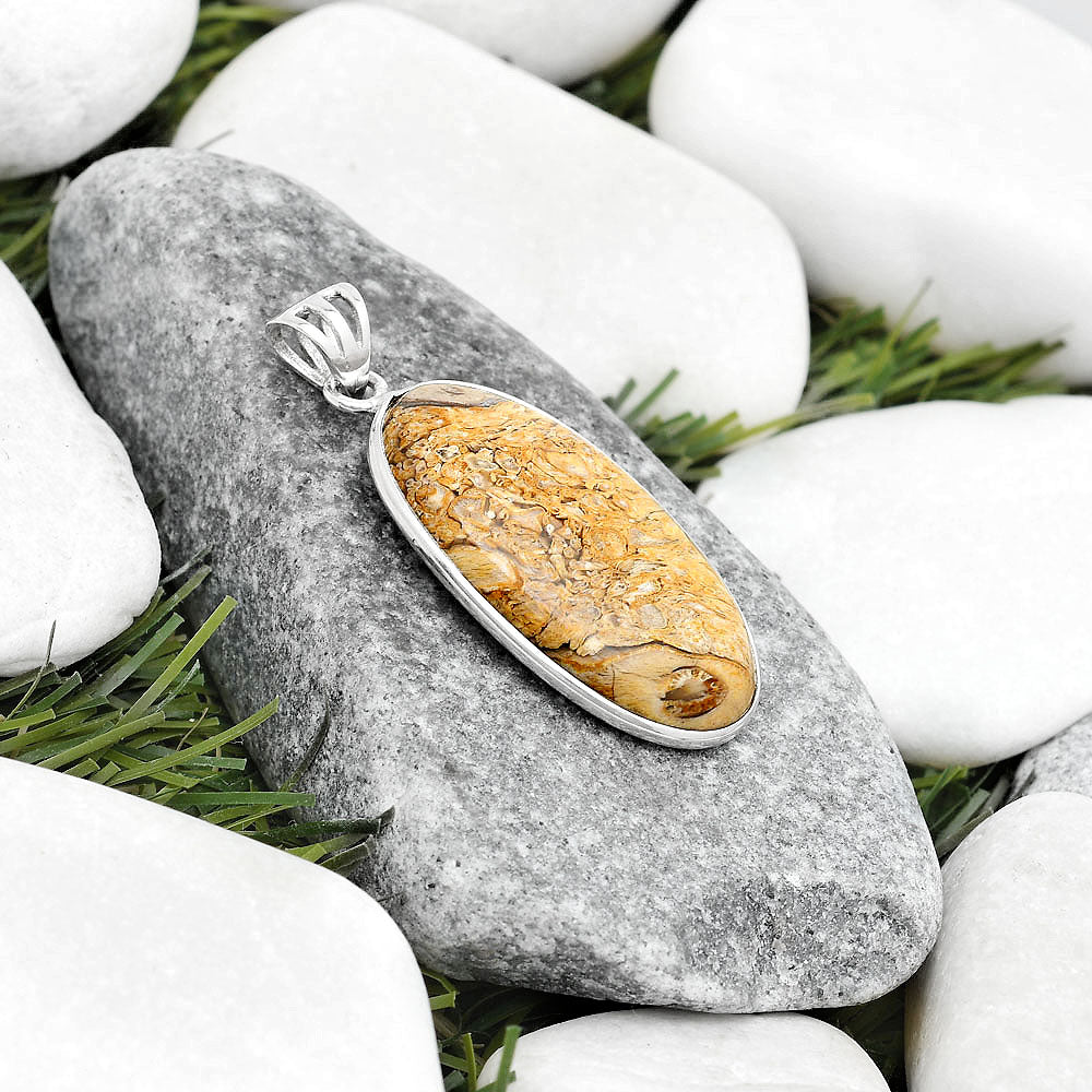 Natural Rock Calcy Pendant P-1001 SDP124860