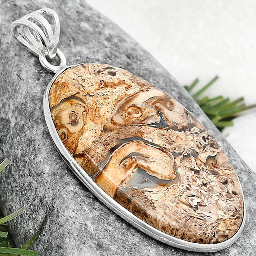 Natural Rock Calcy Pendant P-1001 SDP124862