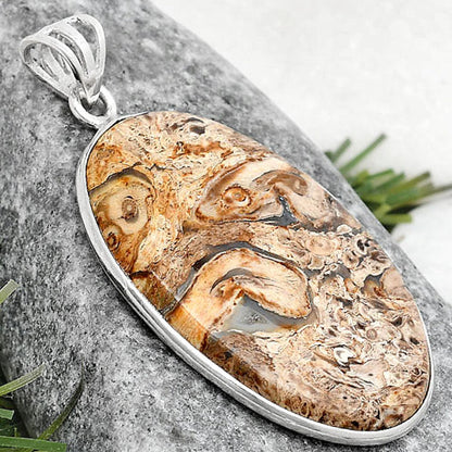 Natural Rock Calcy Pendant P-1001 SDP124862