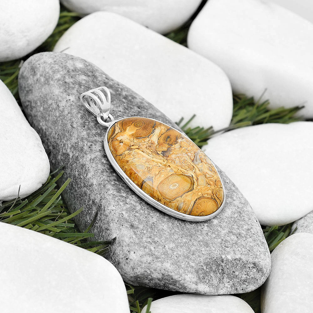 Natural Rock Calcy Pendant P-1001 SDP124867