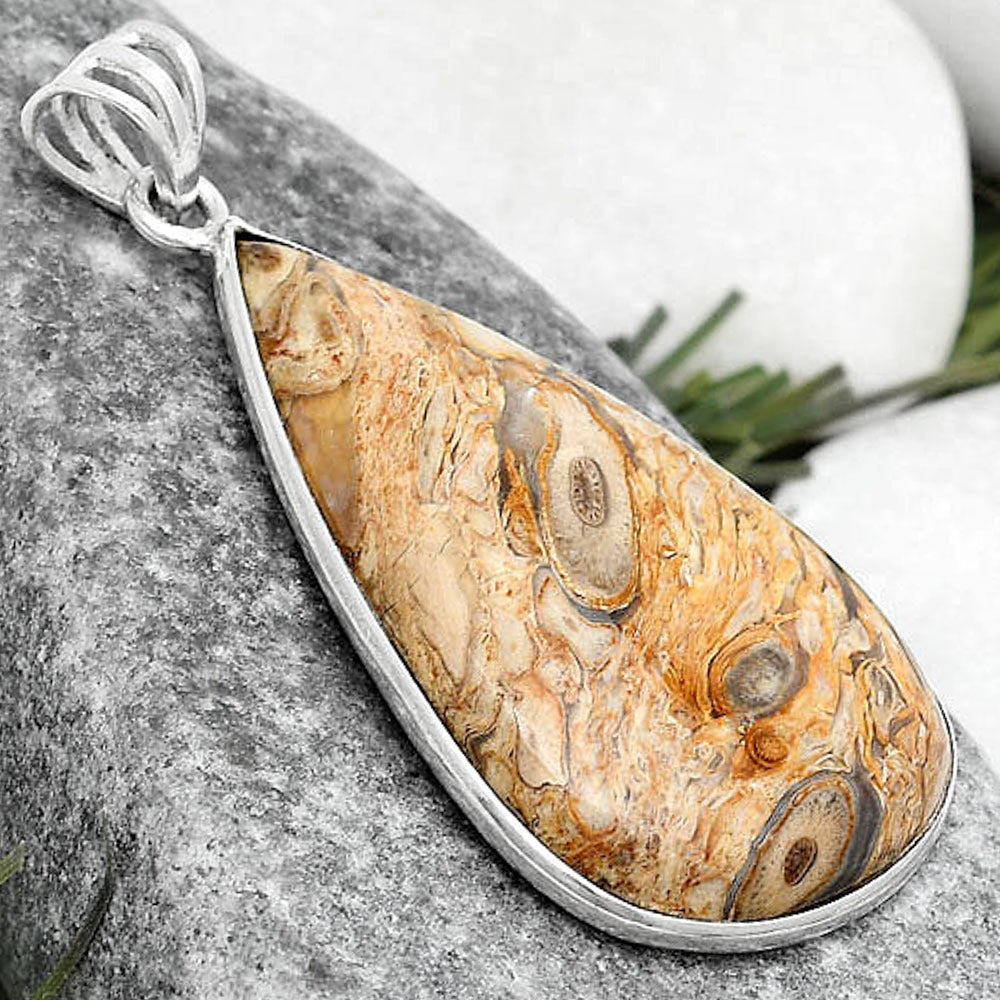 Natural Rock Calcy Pendant P-1001 SDP124868