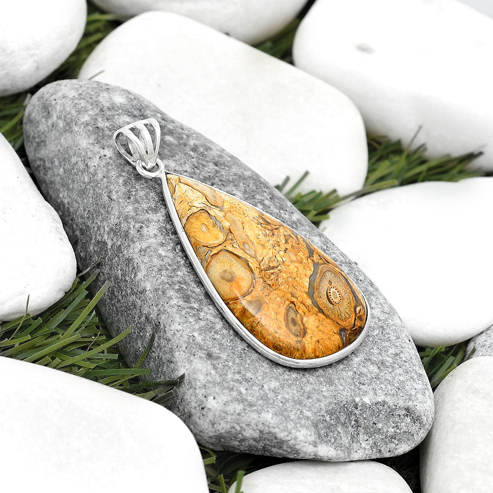 Natural Rock Calcy Pendant P-1001 SDP124870