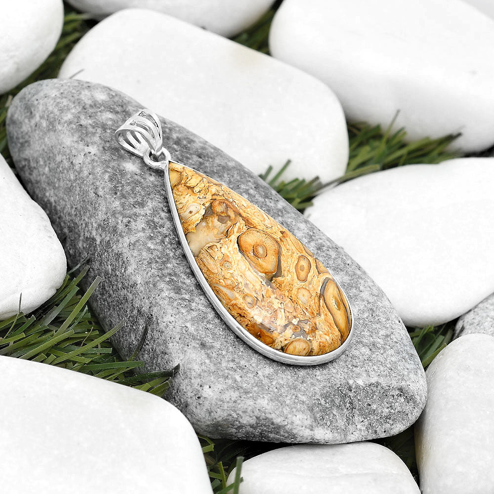 Natural Rock Calcy Pendant P-1001 SDP124879