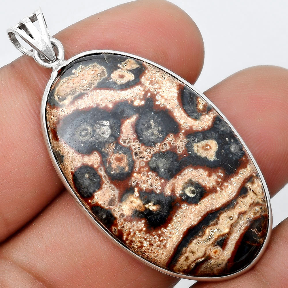 Natural Viper Skin Jasper Pendant P-1001 SDP124914