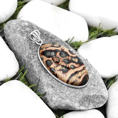 Natural Viper Skin Jasper Pendant P-1001 SDP124914