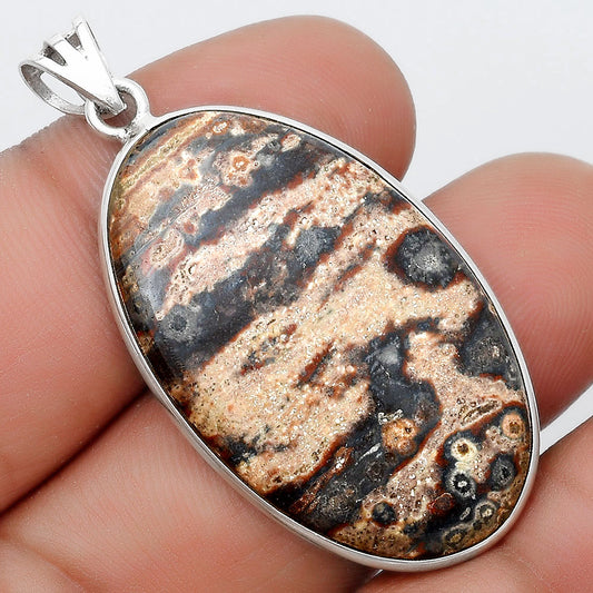 Natural Viper Skin Jasper Pendant P-1001 SDP124916