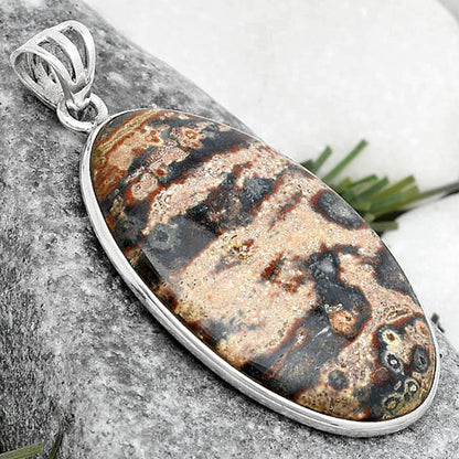 Natural Viper Skin Jasper Pendant P-1001 SDP124916