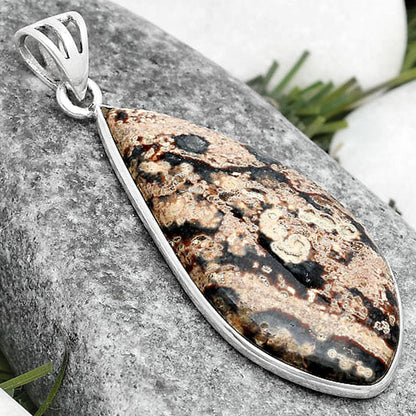 Natural Viper Skin Jasper Pendant P-1001 SDP124920